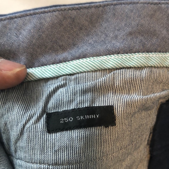 Mens J Crew 250 skinny fit pants in stretch chino - Picture 5 of 8